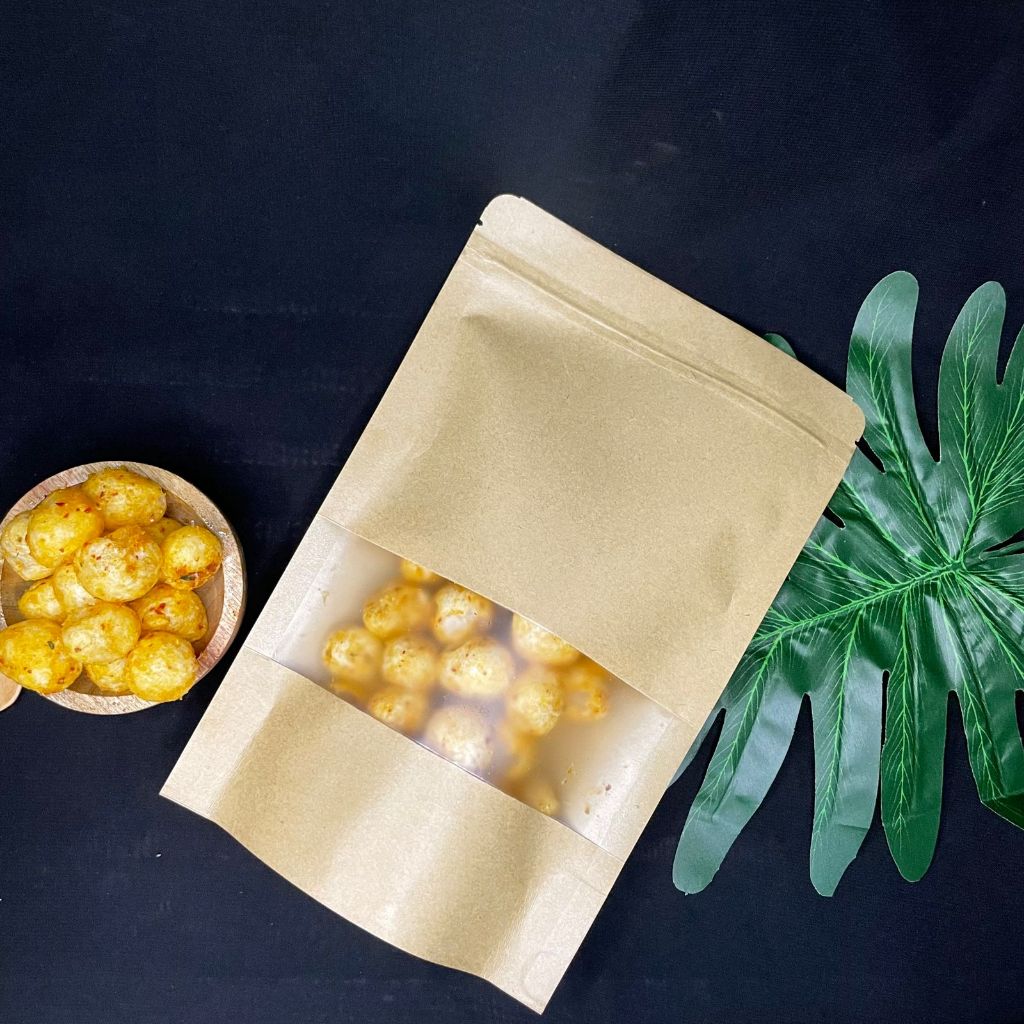 

Cimol Kering Pedas Gurih Extra Daun Jeruk Renyah