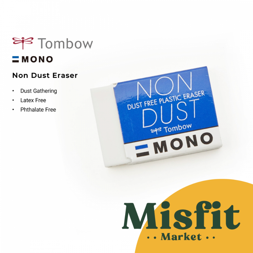 

Tombow Mono EN-MN Non-Dust Pencil Eraser Penghapus Pensil Bebas Debu Residue Residu
