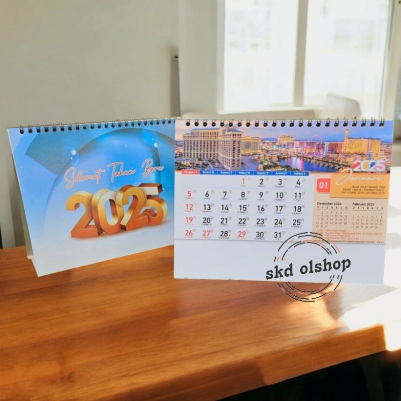 

Kalender Meja tahun 2025 km 03 kota dunia ukuran 21 x 16 cm (terima castume cetak merek)