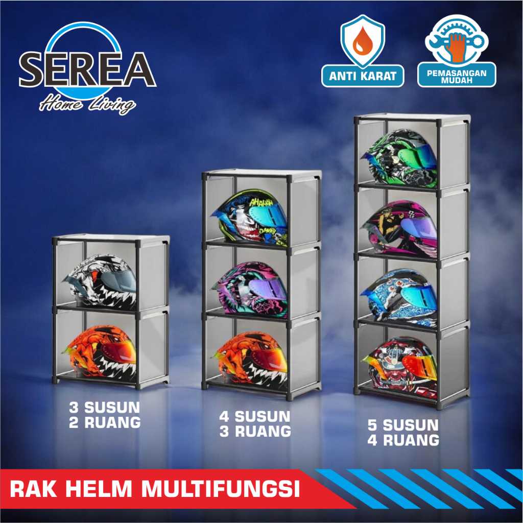 Terbaru Rak Helm Multifungsi / Tempat Helm Multifungsi / Rak Helm Multiguna Portable / Rak Helm