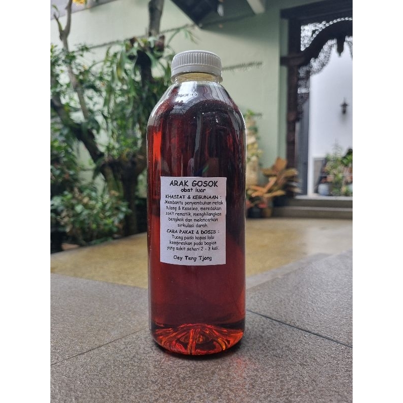Arak Gosok Oey Teng Tjong 1 liter 100% ASLI