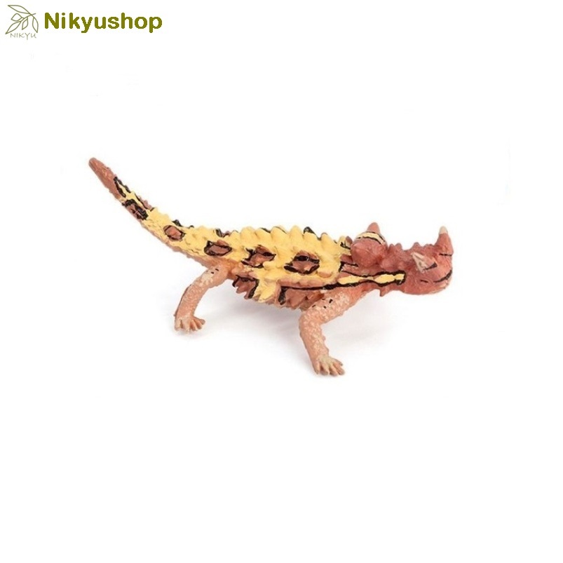 [Nikyushop] Mainan Edukasi Pajangan Miniatur Hewan Figure Kadal Berduri Thorny Devil Lizard Animal