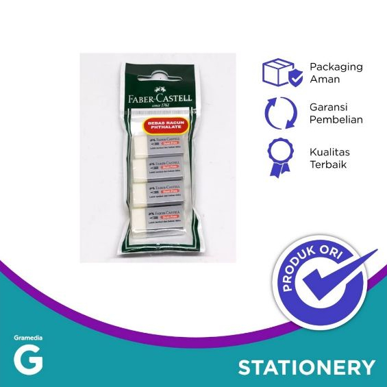 

Gramedia Karawaci - Faber Vinil Eraser 7086-40 Set 4 708640G