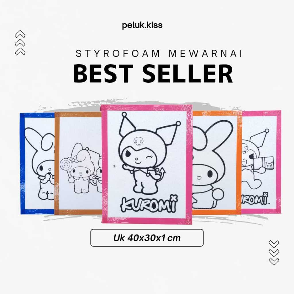 

Styrofoam Lukis Gambar Terlaris Best Seller Uk 40x30x1 Kualitas Premium / Sterofoam Mewarnai Lakban