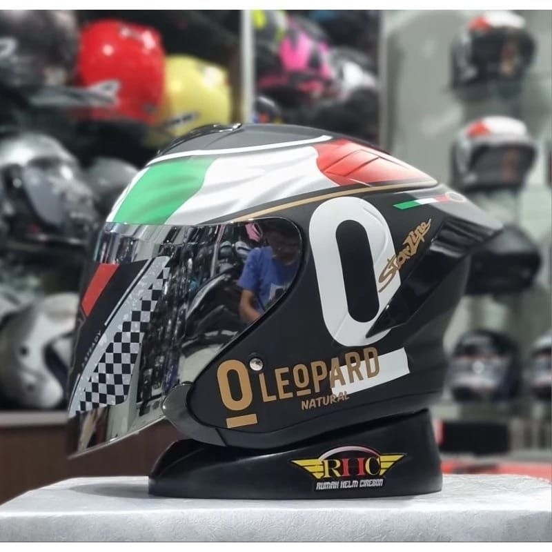 Helm Motif JS Armor Leopard original