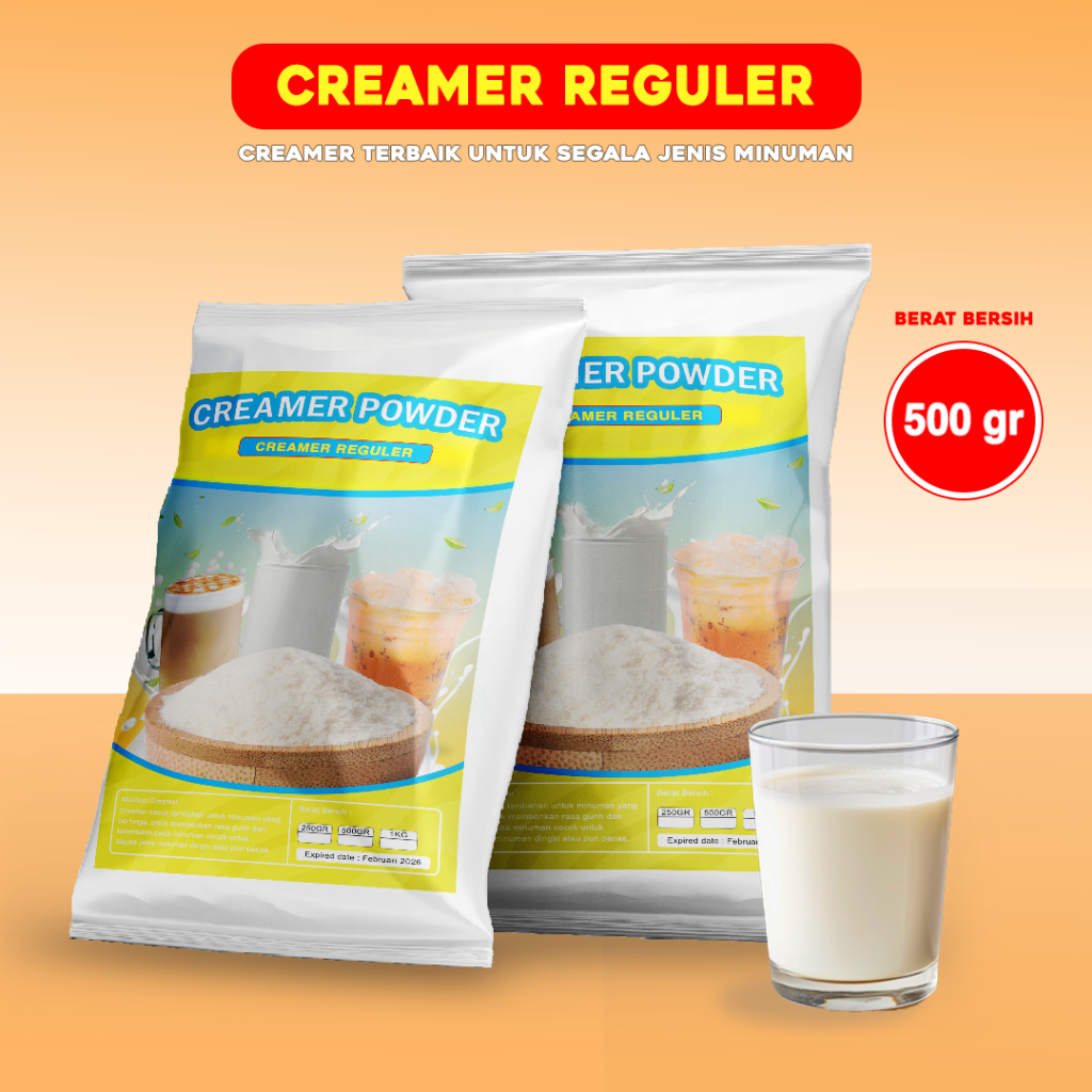 

CREAMER BUBUK 500GR / CREAMER BUBUK 500GR / KRIMER BUBUK 500GR / BUBUK CREAMER 500GR