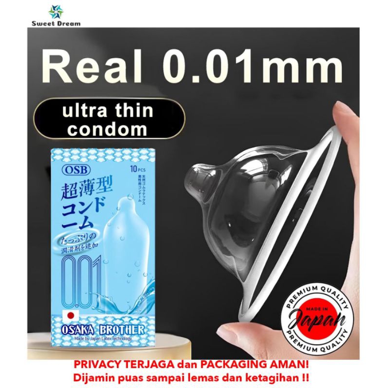 Kondom 0.01mm Kondom Super Tipis Kondom Premium Tipis