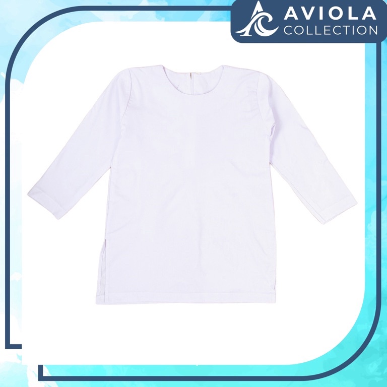 KODE M89P SERAGAM SEKOLAH KURUNG PADANG PUTIH POLOS SD SMP SMA  BAJU KURUNG PUTIH SEKOLAH