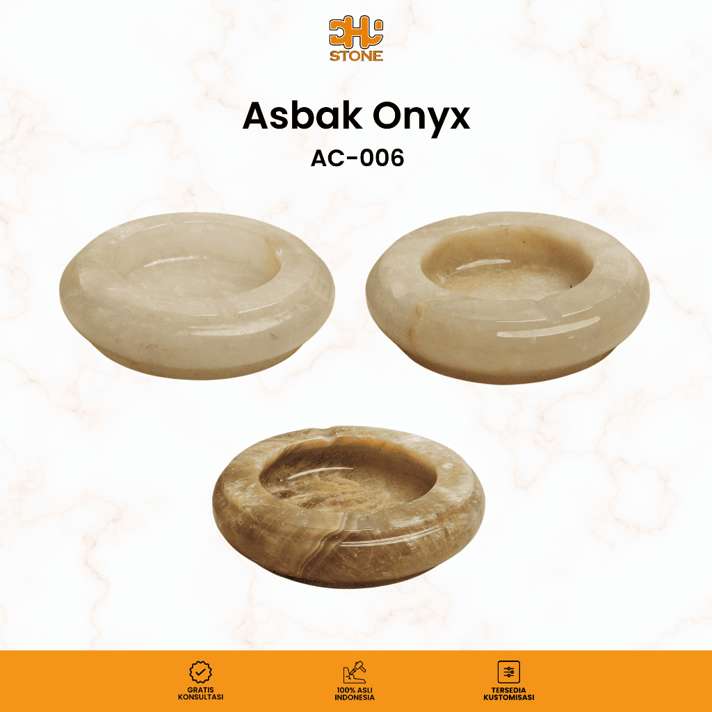 Asbak dari batu alam asli | Ashtray natural stone | Asbak batu kali