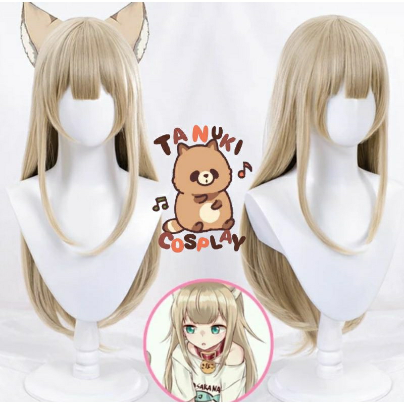 (TanukiCos) wig Osakana Neko osakana chan vtuber