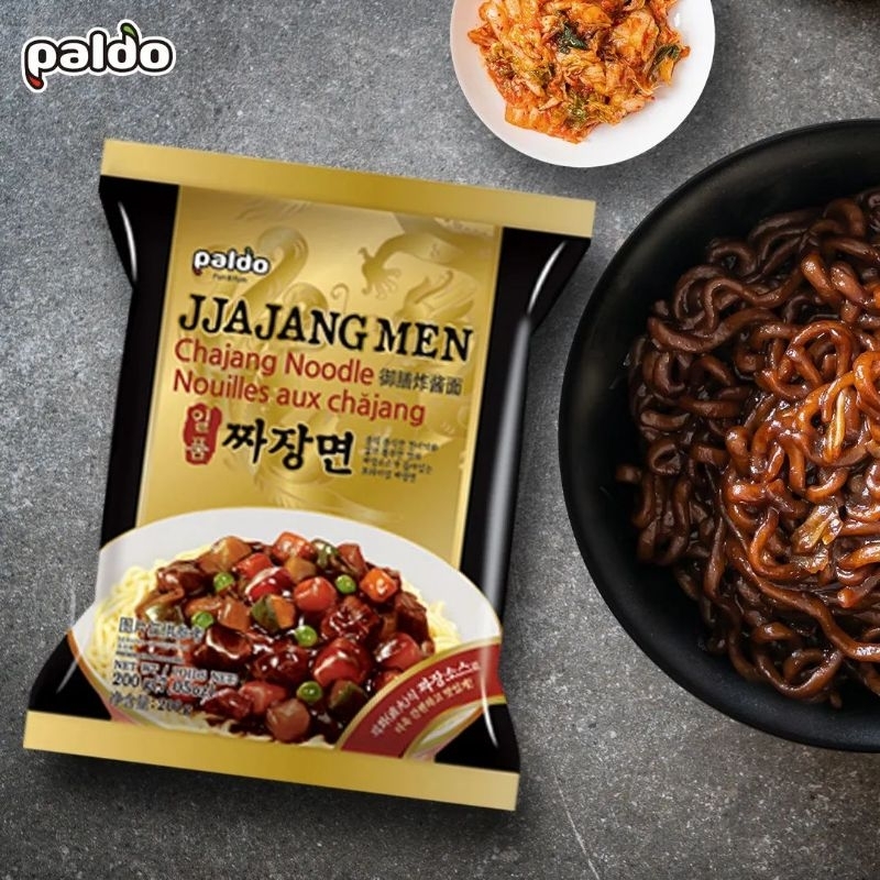 

PALDO JJAJANGMEN - Jjajangmyun Noodle 200GR Mie hitam korea
