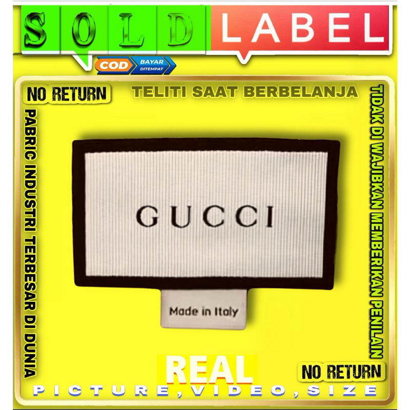 

SOLDLABEL LABEL WOVEN PABRIC LABEL GG