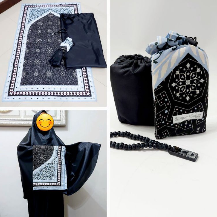 Best Testimoni Mukena dan Sajadah Travel Abuthai premium bonus Tasbih untuk remaja  Tas Tote bag