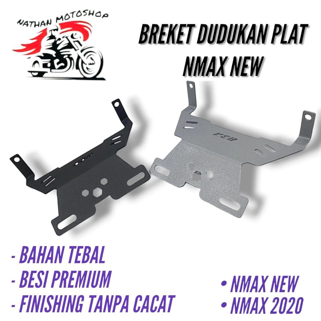 BREKET DUDUKAN PLAT NOMOR NMAX BREKET KUMIS DUDUKAN PLAT NOMOR PNP NMAX NEW NMAX 2020