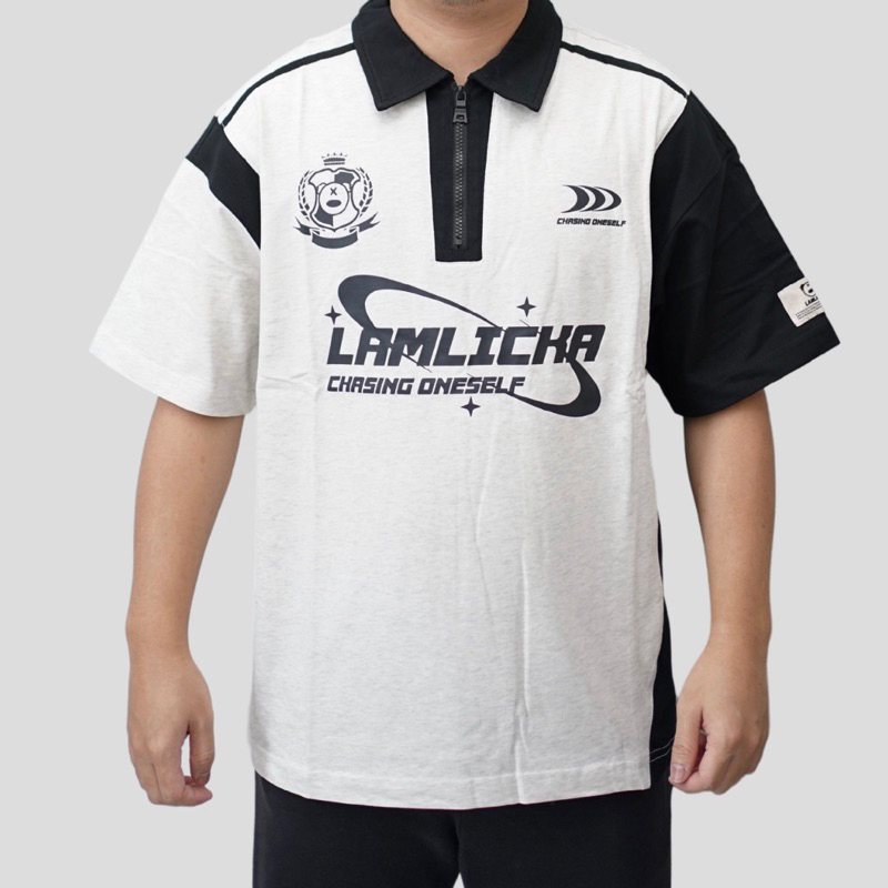 Lamlicka American Edition Racing Design Logo Polo Shirt Original