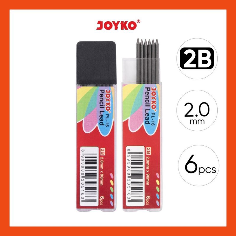 

Bism Isi Pensil Mekanik Joyko 2B 2.0 mm