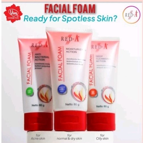 Viva Red-A facial foam Sabun Wajah