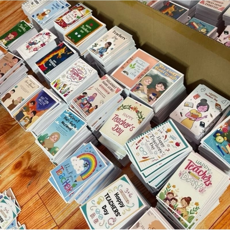 

Kartu Ucapan Teacher Day Per/Pcs| Hari Guru| Dikirim RANDOM