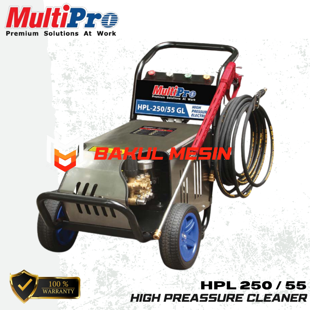 Multipro HPL 250 / 55 High Preassure Electric Jet Cleaner HPL250/55