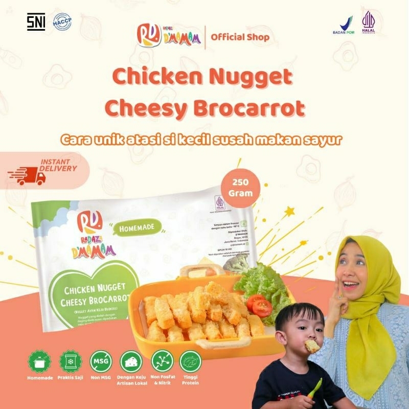 

Nuget Ayam Cheesy Brocarrot (Nuget ayam brokoli)