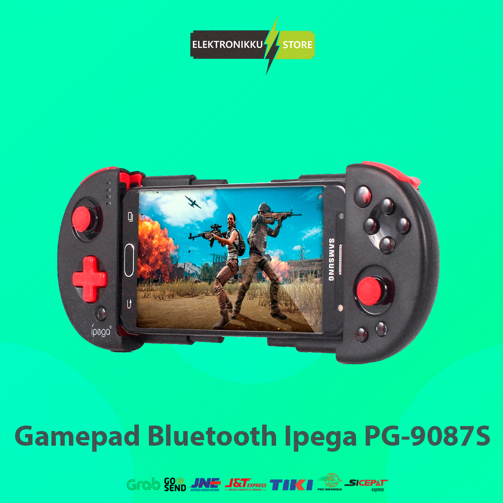 Gamepad Bluetooth Wireless Ipega PG-9087S Stick Gaming Android iOS PC Komputer Smart TV
