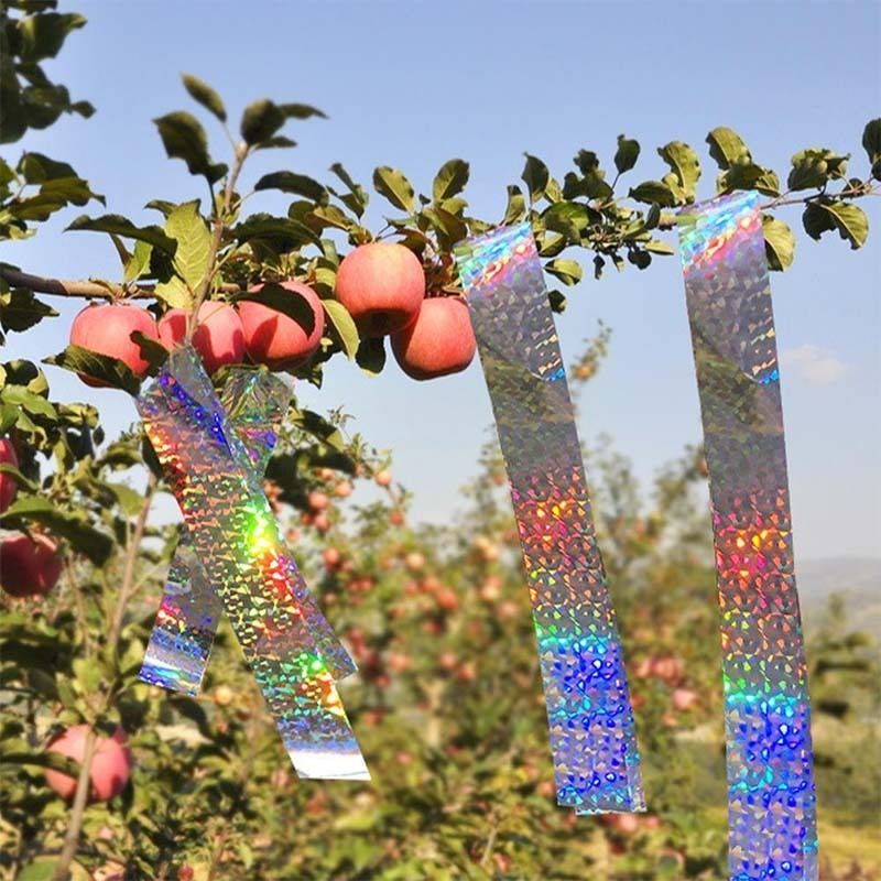 RB 80m Pita Pengusir Burung Pengusir Burung Tali Silver Pengusir Burung Pita Perak Pengusir Burung