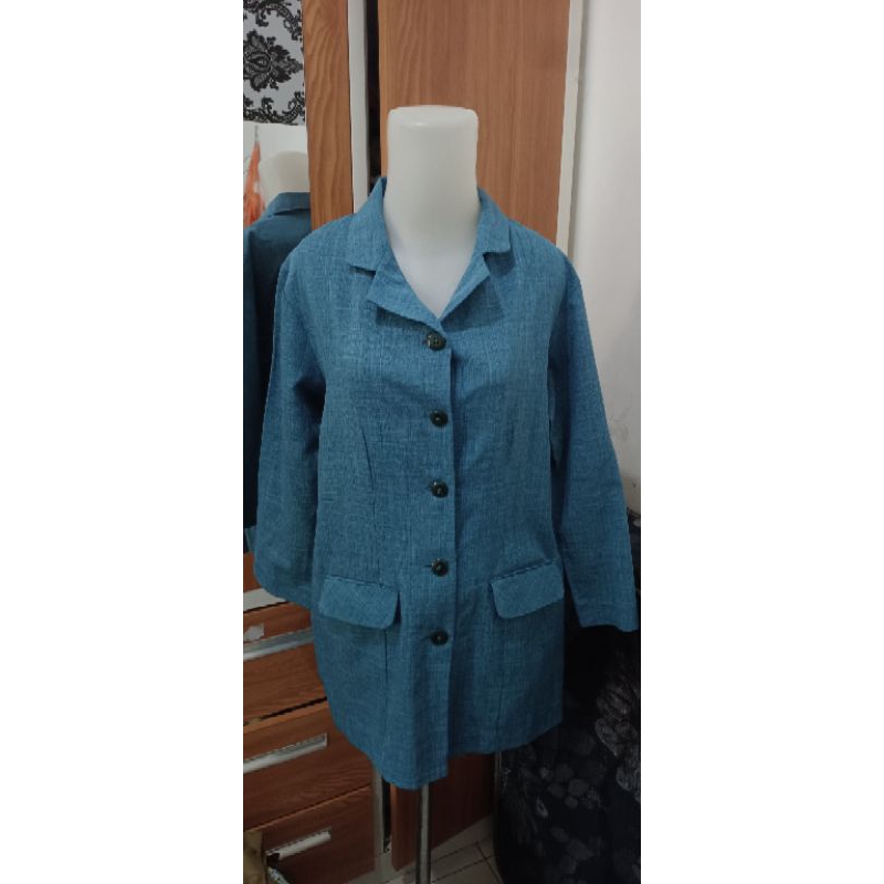 pl Balzer formal/ ala guru bahan kaku Cantik Likenew