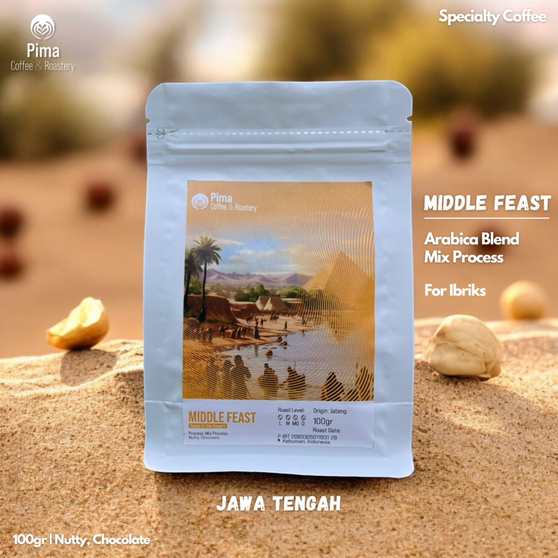 

Middle Feast kopi arabica mix terbaik dari berbagai wilayah di Indonesia proses mix process untuk diseduh ibrik khas turki dan arab