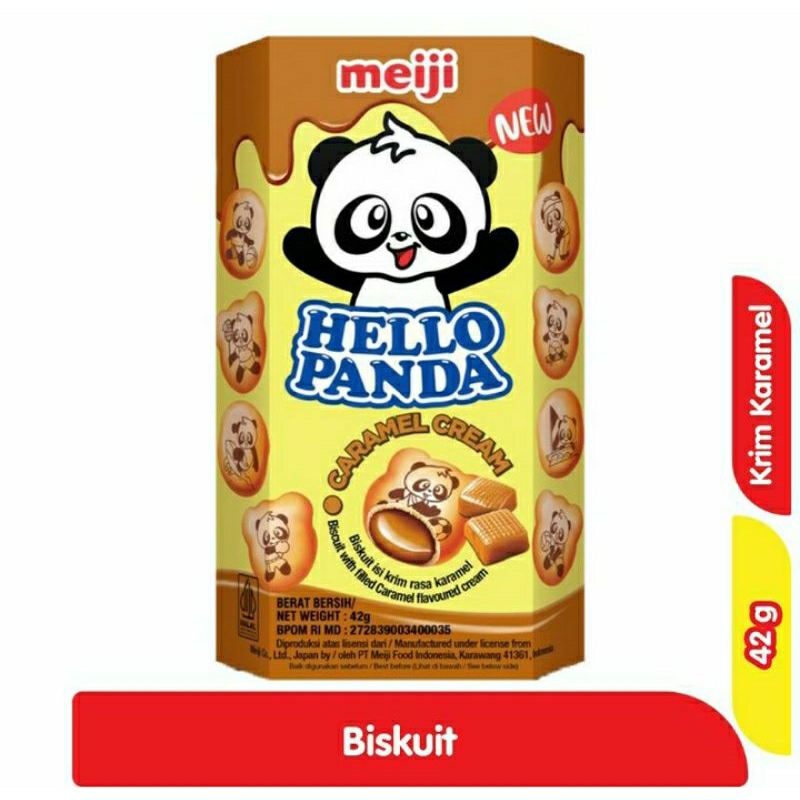 

Hello Panda Biskuit Isi Krim Karamel 42 g