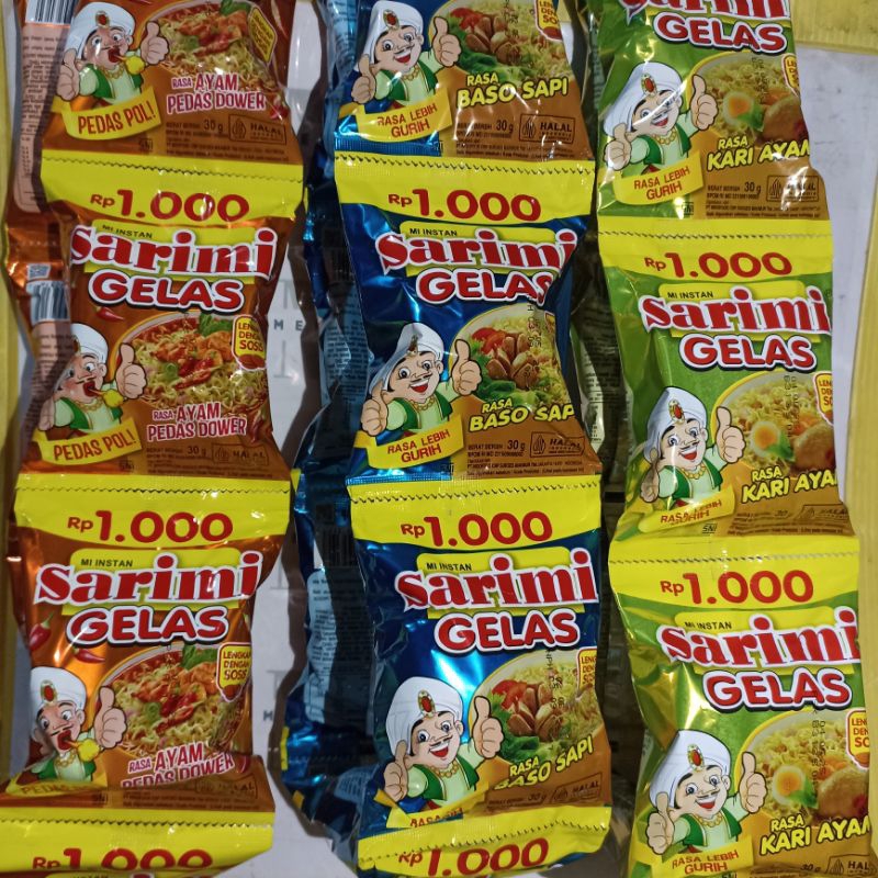 

SARIMI GELAS RENTENG ISI 10 // MIE INSTAN RENTENG MURAH