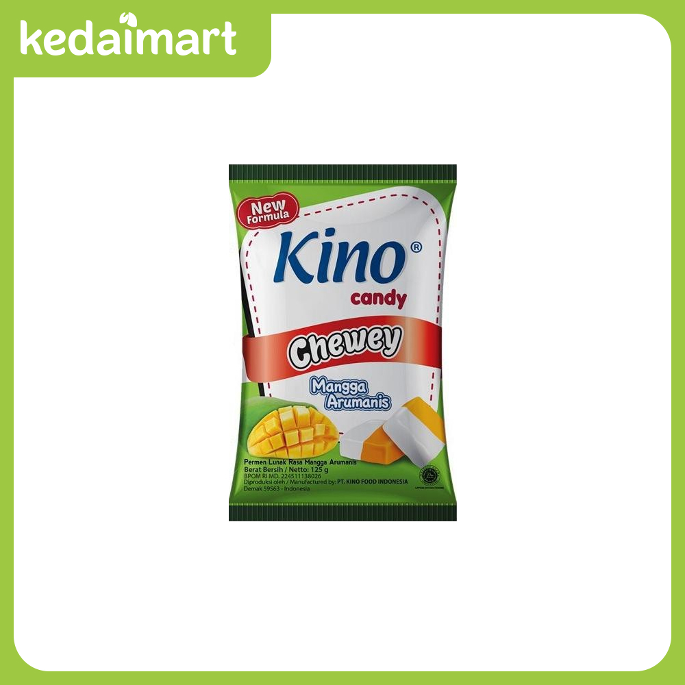 

Kino Permen Chewey Rasa Mangga Arumanis 125 Gram