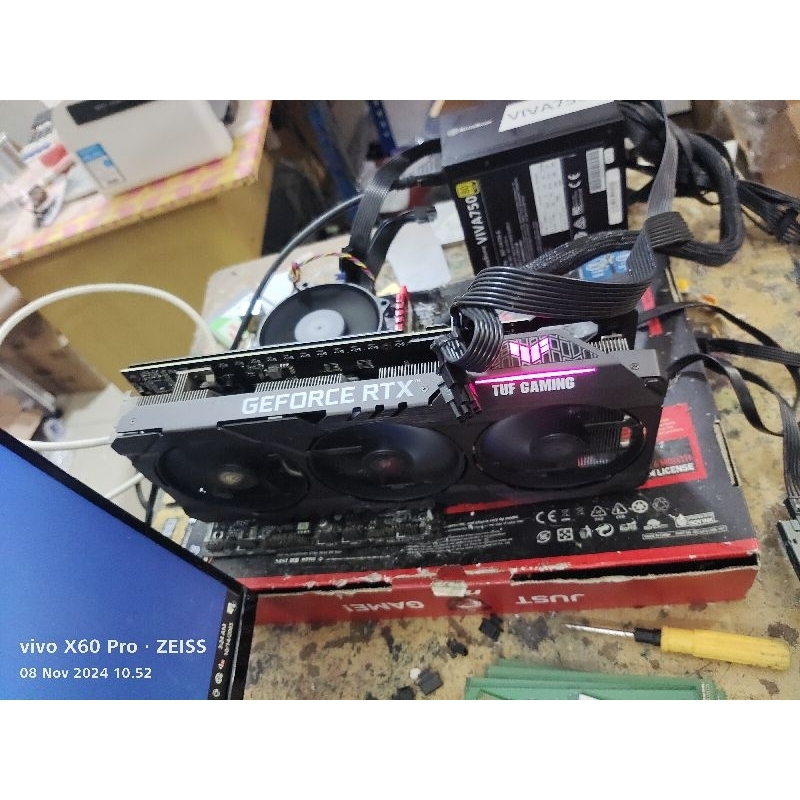 vga Asus tuf gaming rtx3060 12gb ddr6