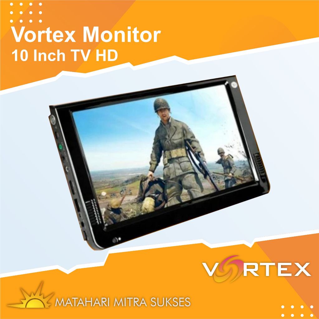 TV Digital Monitor 10 Inch Resolusi HD 1280 x 720 VORTEX