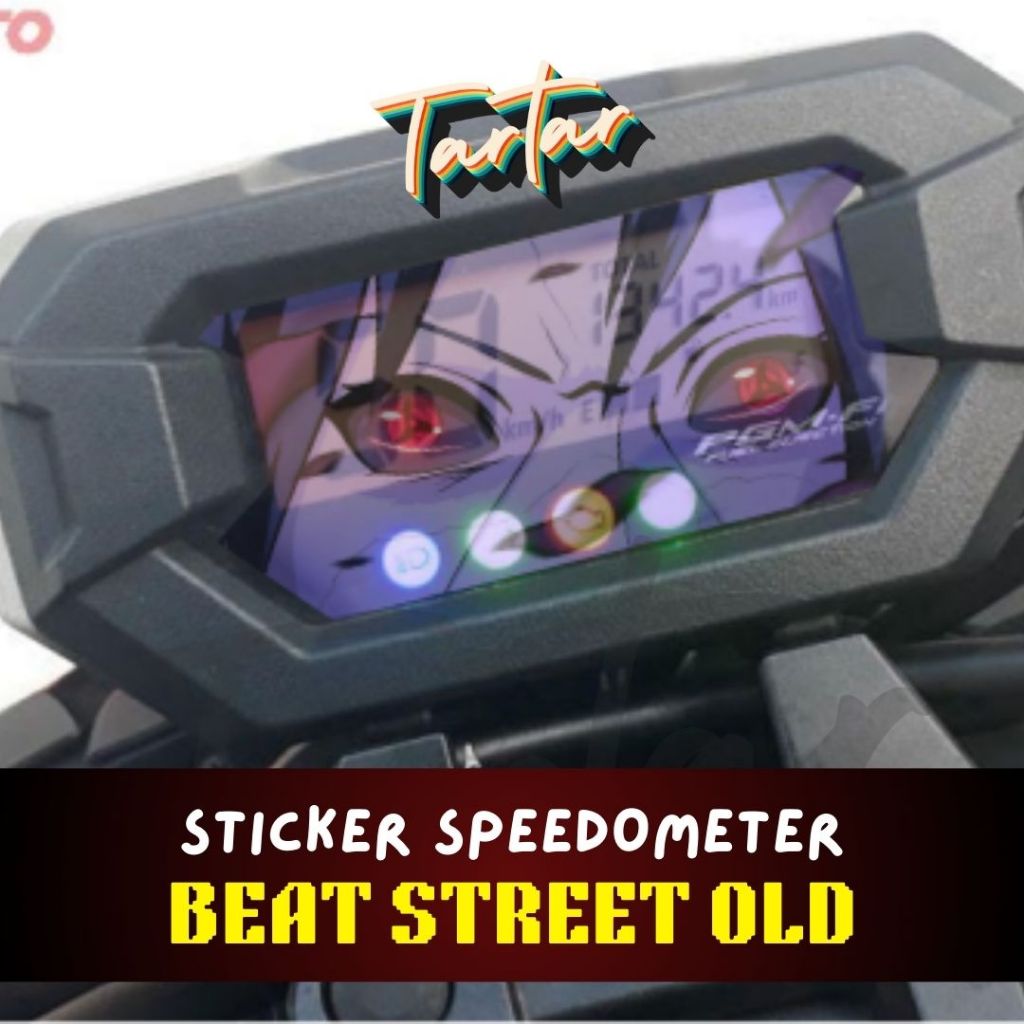 Sticker Stiker Spido / Speedometer Transparant Anime Beat Street Old