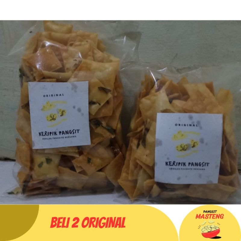 

Paket 2 Keripik Pangsit Original