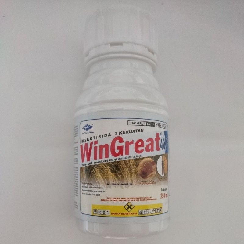Wingreat 400EC 250 ml insektisida 2 kekuatan bahan aktif basmi sundep beluk wereng