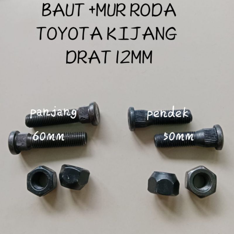 BAUT MUR RODA TOYOTA KIJANG GRAN, SUPER KF 50 ,DOYOK DLL