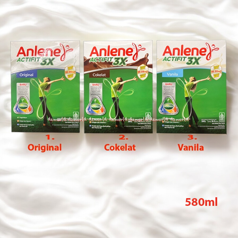 

Anlene Actifit 580gr Original Coklat Vanila Susu Anline Susu Tinggi Kalsium Untuk Usia 19-50tahun Anlen Aktifit Rasa Plain Cokelat