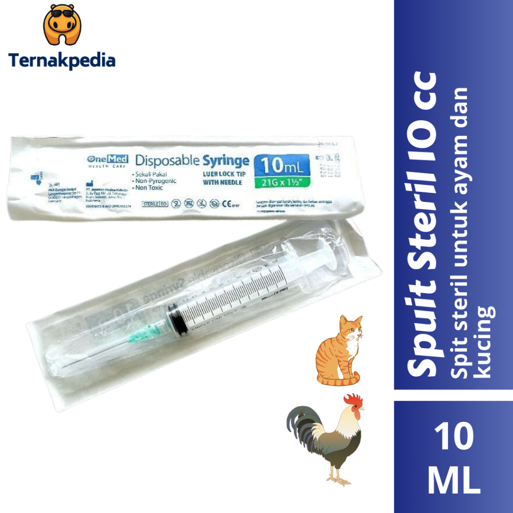 Spuit Steril 5 Ml - Spuit Steril 5 cc - Suntikan 5 cc (5 ml) - Isi 5pcs