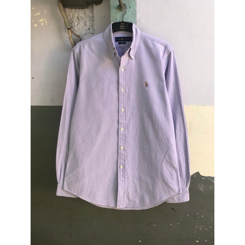 kemeja Ralph Lauren polos oxford lengan panjang preloved