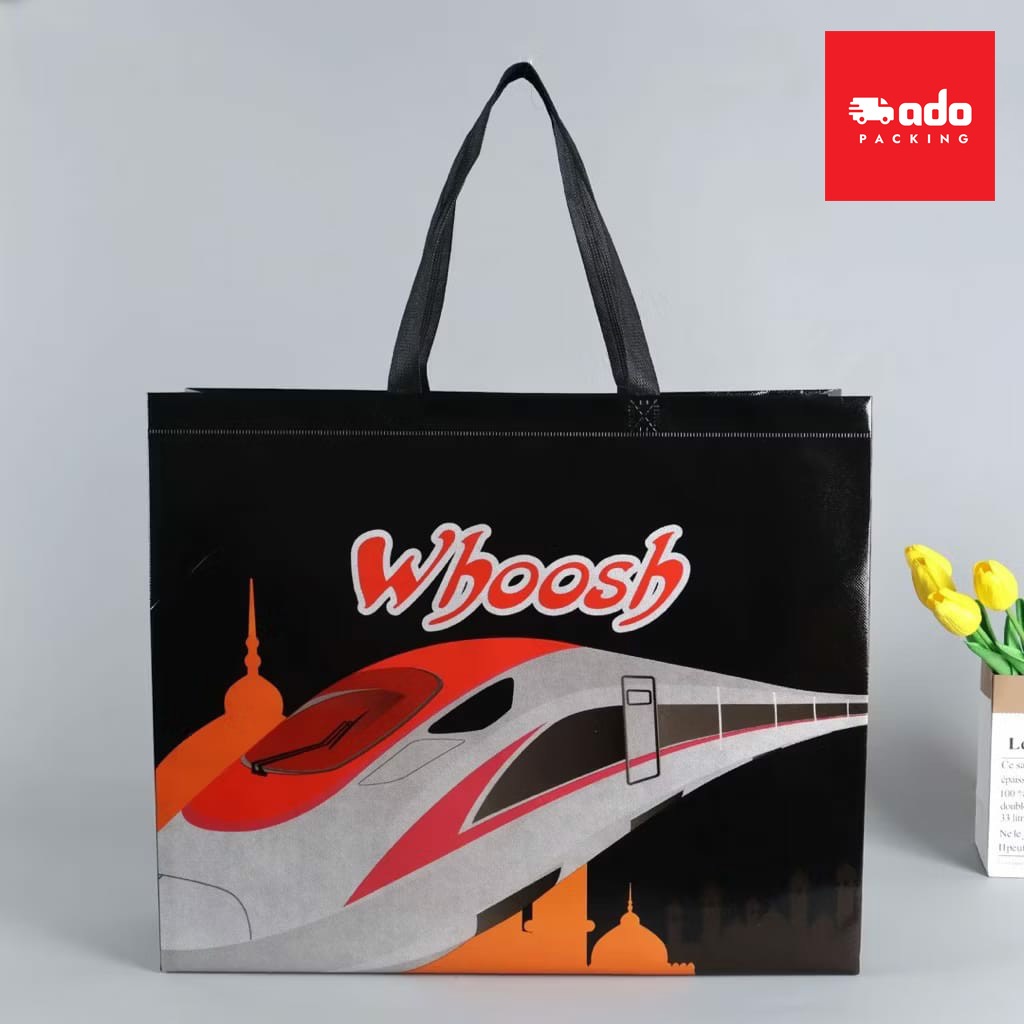 

ADO Tas Belanja Jumbo/Tote Bag Spunbond Kain Premium/Goodie Bag Jumbo Premium Tas Hampers