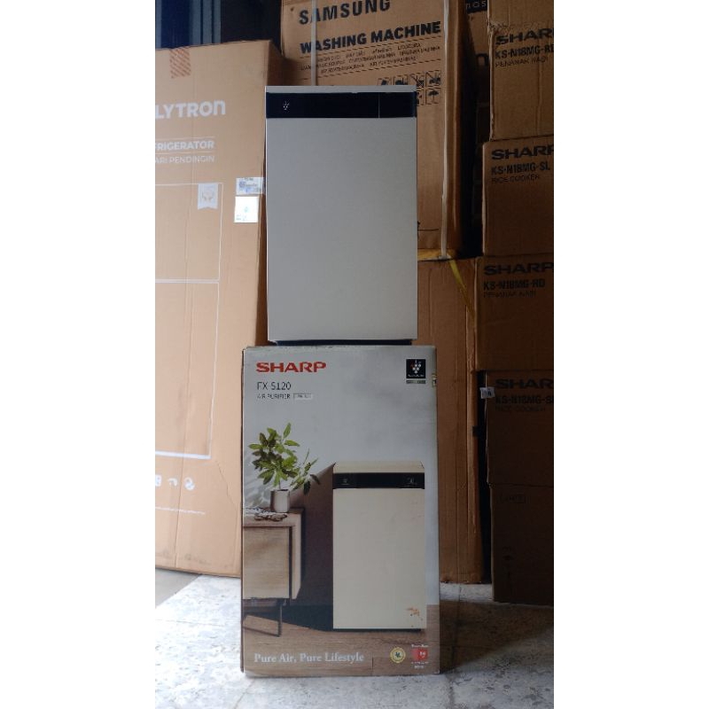 Purifier Udara Sharp FX-S120Y-W Putih, Kapasitas 84 m² dengan Filter Micro HEPA Plus