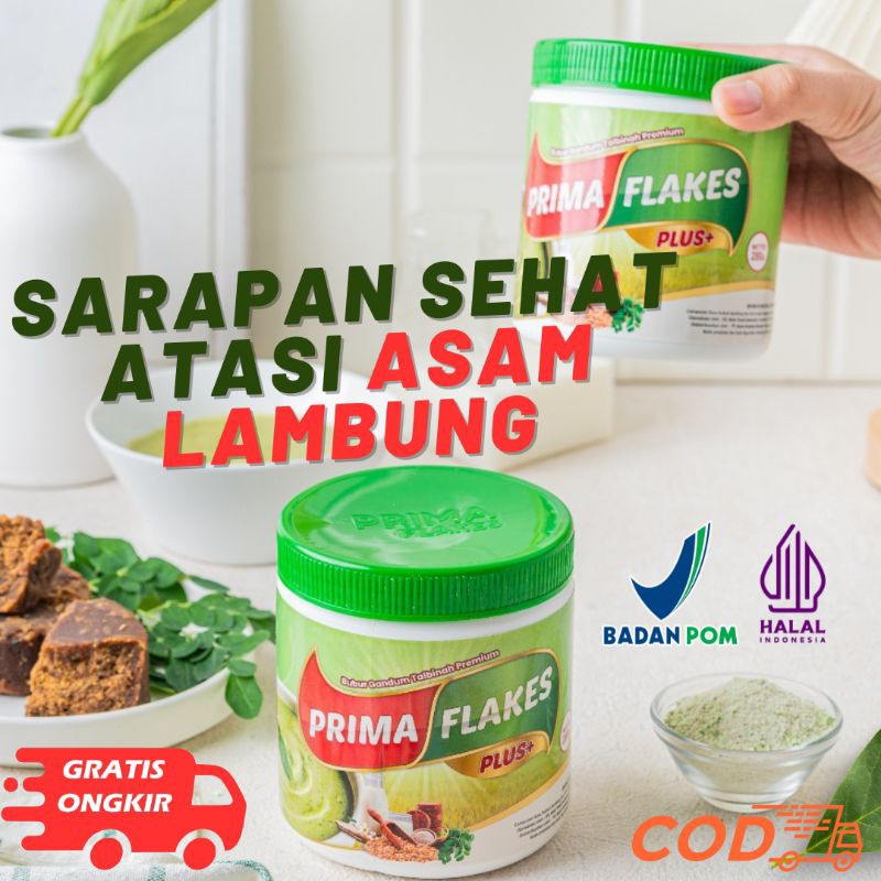 

PAKET 5 - PRIMAFLAKES BUBUR SEREAL GANDUM TALBINAH BANTU ATASI MAAG ASAM LAMBUNG GERD