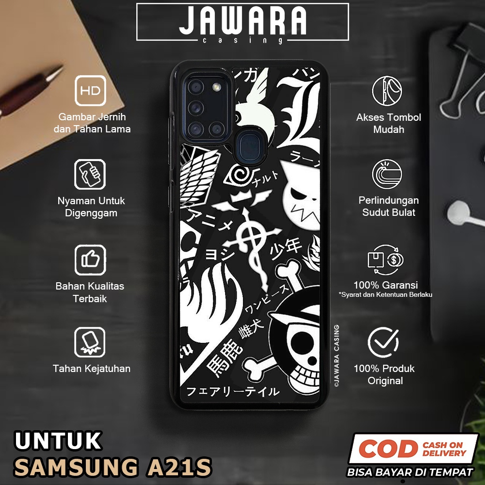 Case Samsung A21S Casing Samsung A21S [SHJP] Premium Case Glossy Case Hp Samsung Jawara Casing Hp Sa
