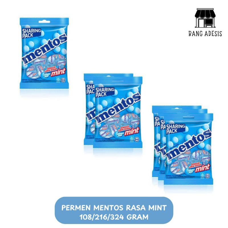 

Permen Mentos Mint 108/216/324 gram || Permen Mentos rasa mint - BangAdeSis