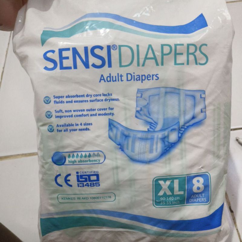 SENSI DIAPERS / POPOK DEWASA XL ECER