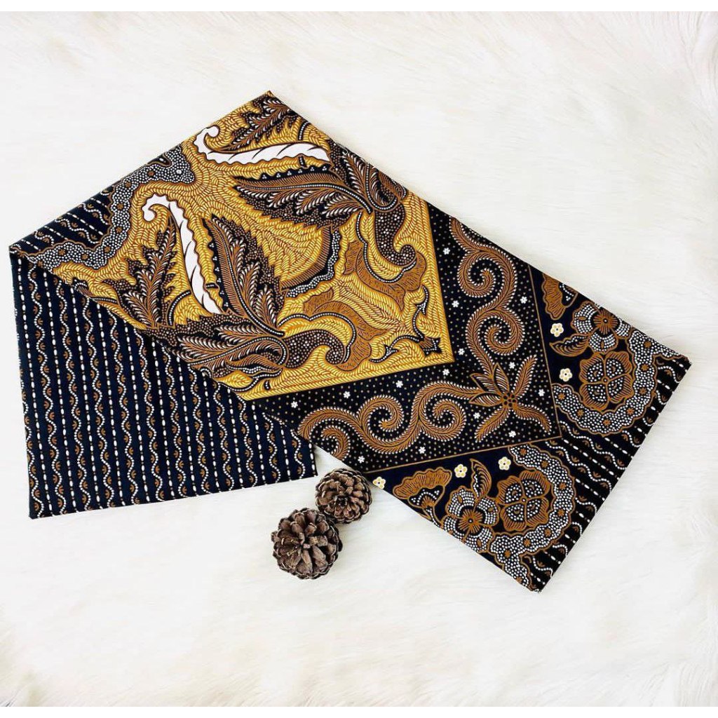 Benang Raja Kain Katun Kombinasi Tulis Semarangan Pola