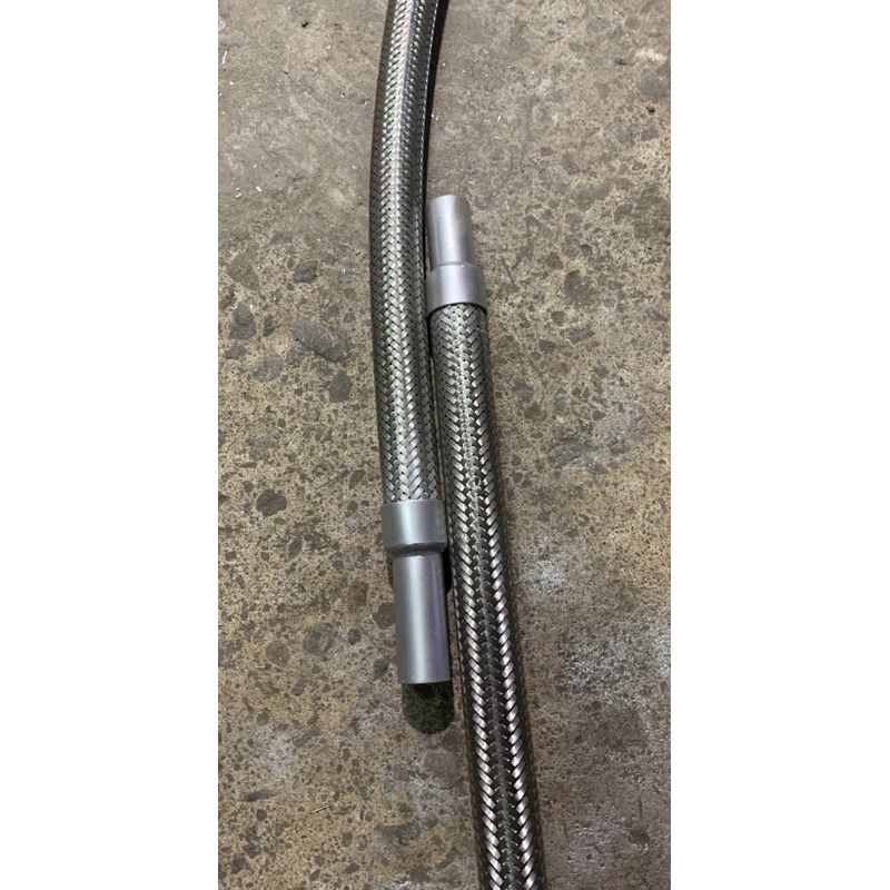 flexible hose 3/4” x 1meter pipa: pipa besi