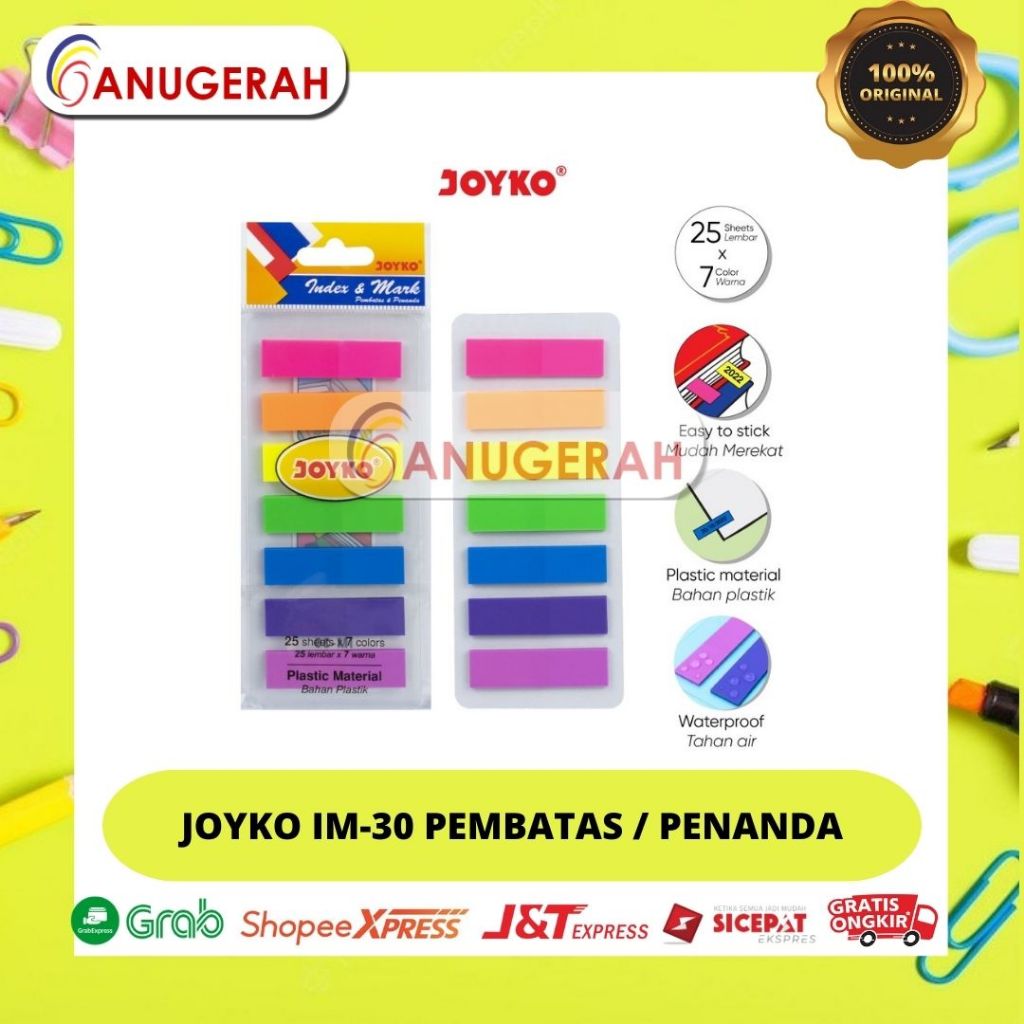 

JOYKO IM-30 POST`IT INDEX / PEMBATAS / PENANDA