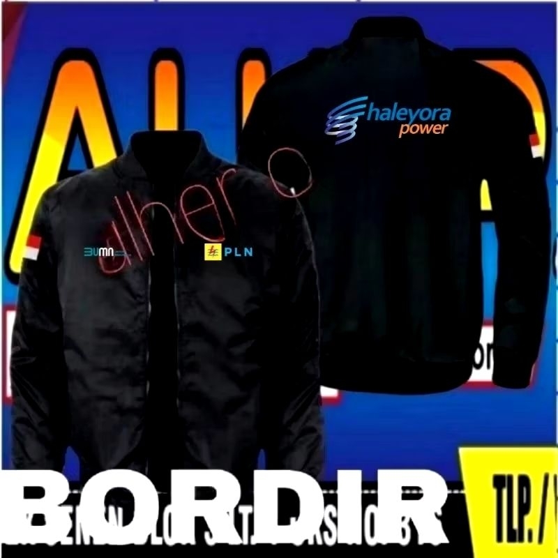 Jaket bordir haleyora power jaket haleyora power jaket bomber haleyora power jaket kerja haleyora po